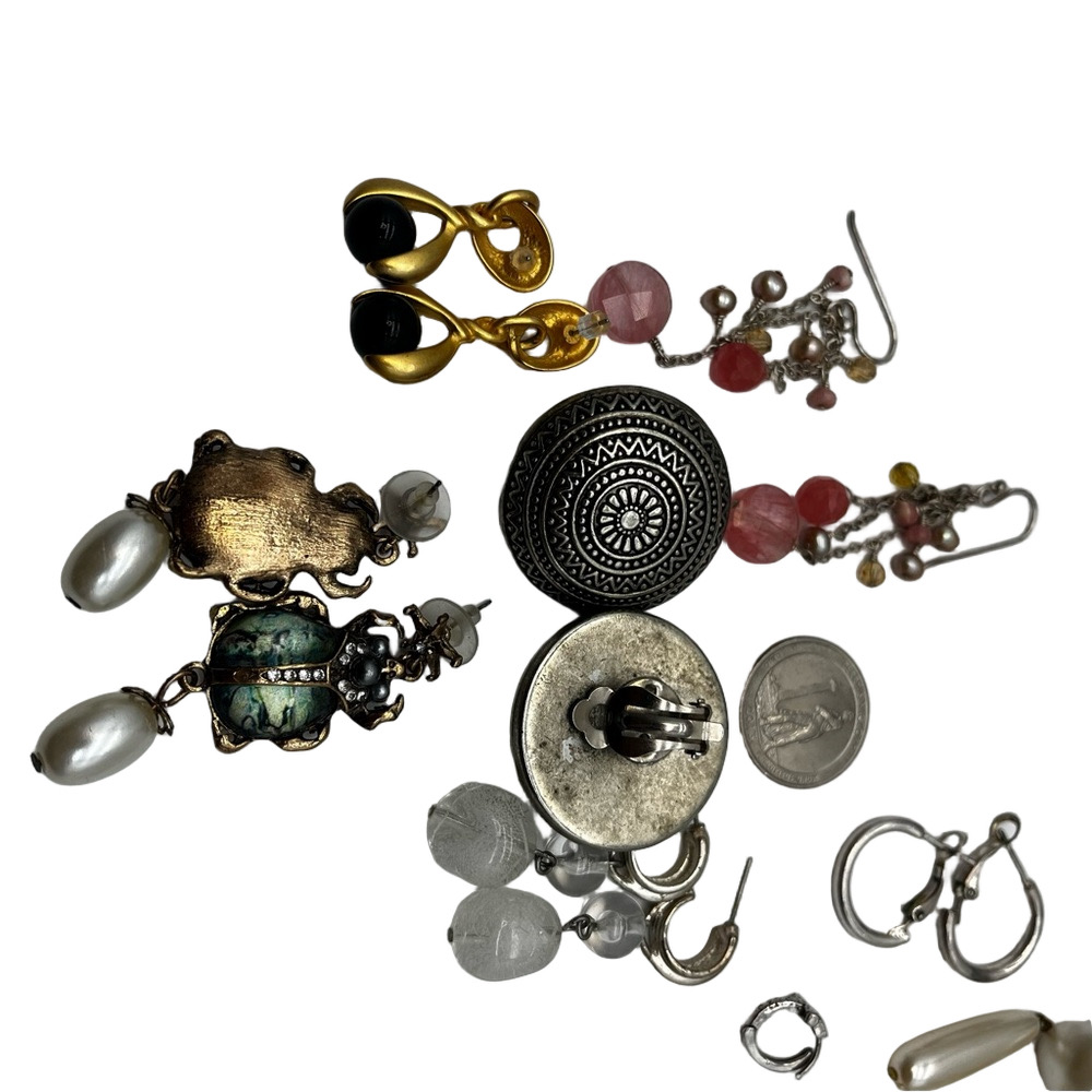 Lot of Elegant Earrings 11 Pair - Picture 3 of 6